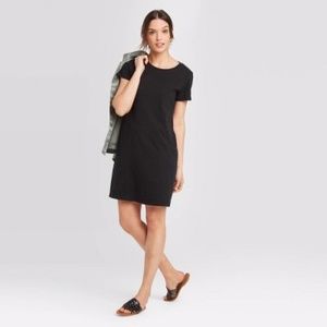 Universal Thread Black T-Shirt Dress, XL